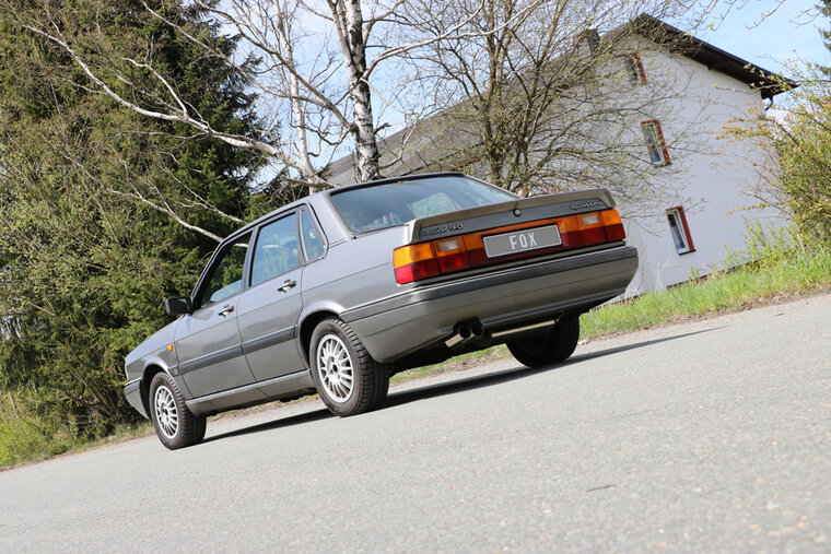 Fox Sportuitlaat Audi 80/90 Type 85 quattro Facelift Achterdemper - 2x76 Type 10