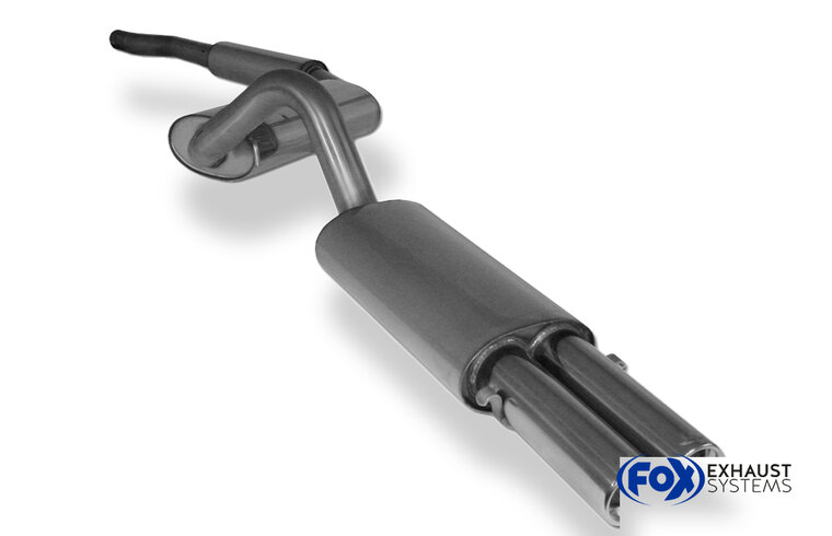 Fox Sportuitlaat Audi 80/90 - Type 89, B3, B4 - Sedan/ Coup&eacute;/ Cabriolet Voordemper