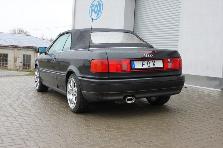 Fox Sportuitlaat Audi 80/90 - Type 89, B3 Sedan/Coup&eacute;/ 80 B4 - Cabriolet Achterdemper - 135x80 Type 53