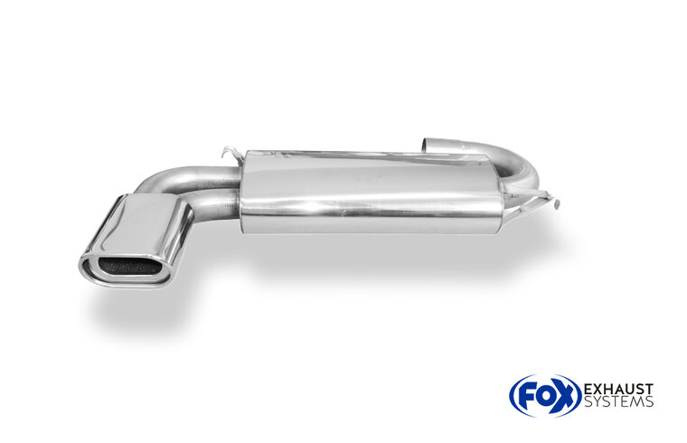 Fox Sportuitlaat Audi 80/90 Type 89 quattro dwarsgeplaatste achterdemper - 135x80 Type 53