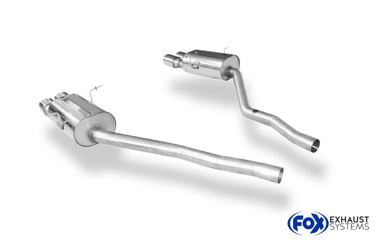 Fox Sportuitlaat BMW E31 850i achterdemper rechts/links - 2x93x79 type 70 rechts/links