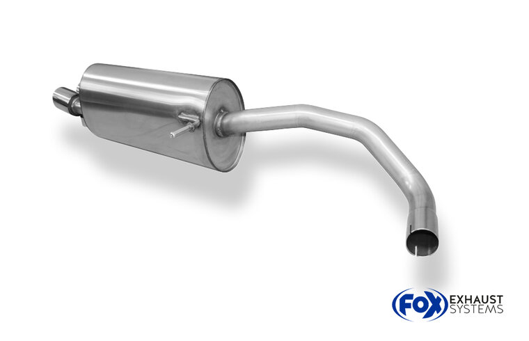 Fox Sportuitlaat Audi A1 8X achterdemper - 2x90 type 16