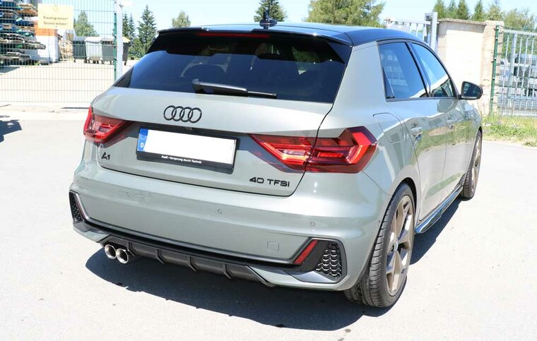 Fox Sportuitlaat Audi A1 GB 40TFSI achterdemper - 2x76 Type 25