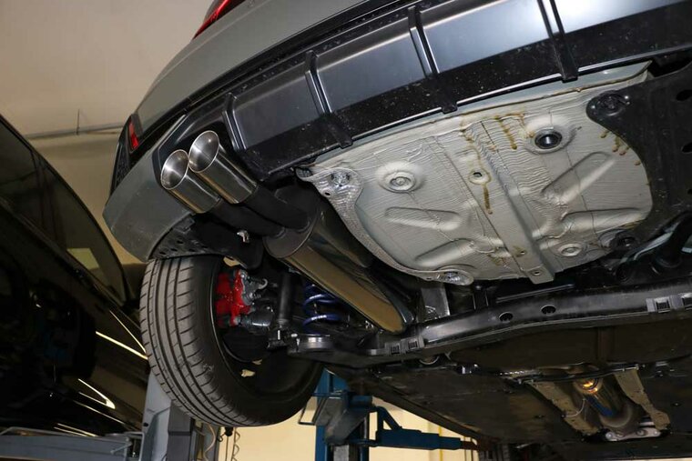 Fox Sportuitlaat Audi A1 GB 40TFSI achterdemper - 2x76 Type 25