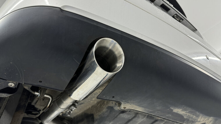 Fox Sportuitlaat Audi A2 - 1.6l + 1.4l 42l tank achterdemper - 1x90 type 25