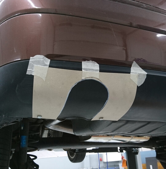 Fox Sportuitlaat Audi A2 - 1.4l TDI 55/66kW - 42l tank Halbanlage ab Cat - 115x85 Typ 32