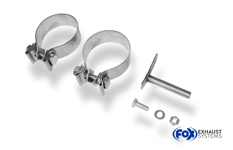 Fox Sportuitlaat Audi S3 Type 8L Achterdemper &Oslash;70mm - 2x76 Type 13