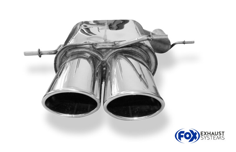 Fox Sportuitlaat Audi RS4 B5 achterdemper - 2x106x71 Type 44