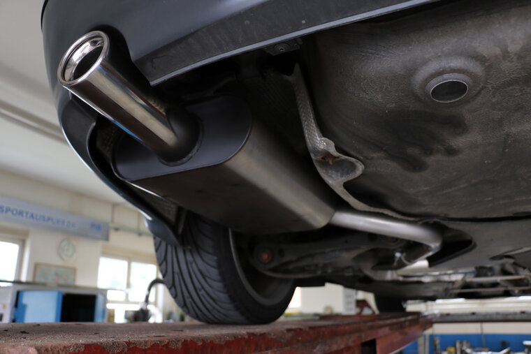 Fox Sportuitlaat Audi A4 Type B6 Achterdemper - 1x80 Type 13