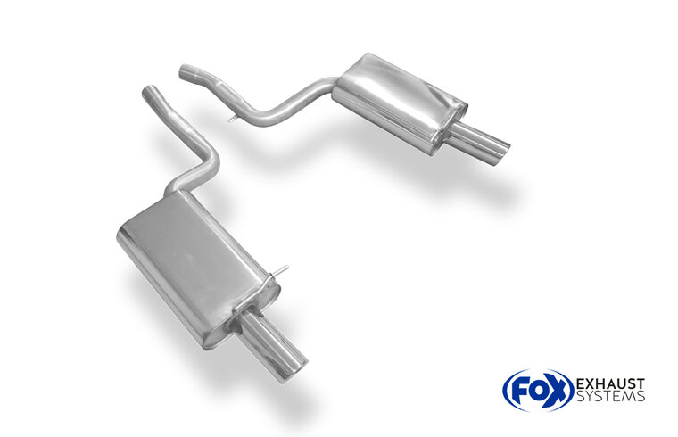 Fox Sportuitlaat Audi A4 Type B6 quattro achterdemper rechts/links - 1x90 Type 17 rechts/links