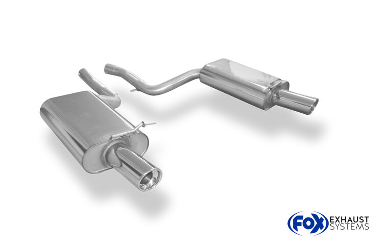 Fox Sportuitlaat Audi A4 Type B6 quattro achterdemper rechts/links - 1x90 Type 17 rechts/links