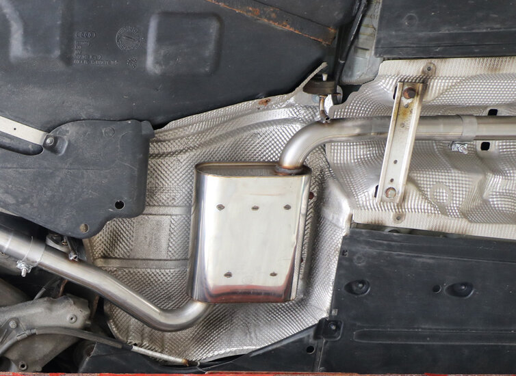 Fox Sportuitlaat Audi A4 - B6/B7 - 1,6l voordemper
