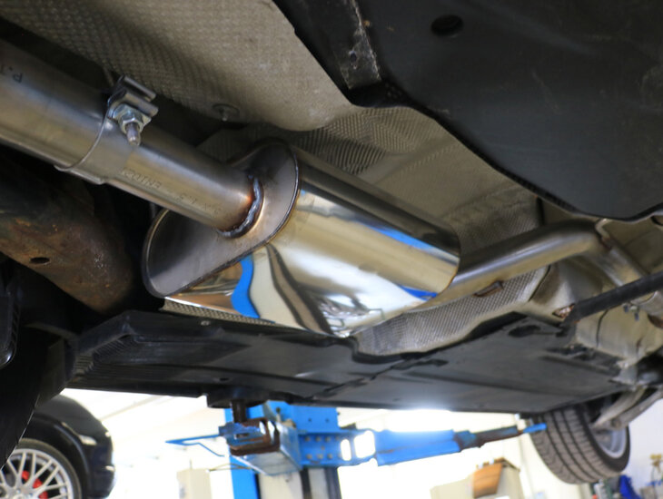 Fox Sportuitlaat Audi A4 B8 - A5 8T - 2.0 Voorwielaandrijving middendemper