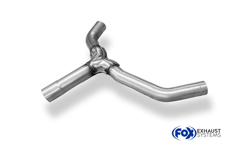 Fox Sportuitlaat Audi A4 B9 - 2WD Y-pijp, geschikt voor AU121043-xxx en AU121040-MSD