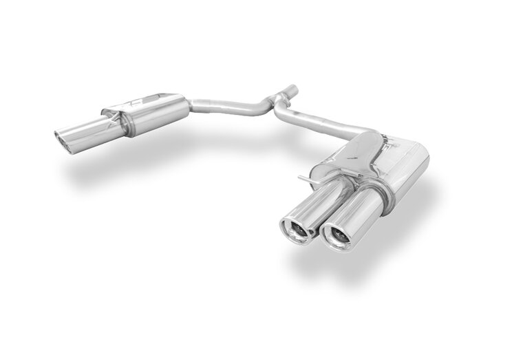Fox Sportuitlaat Audi A5 Sportback achterdemper rechts/links voor dubbele uitlaat - 2x90 type 17 rechts/links