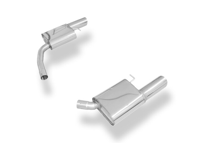 Fox Sportuitlaat Audi A5 B8 Sportback achterdemper rechts/links voor enkele pijp - 1x100 type 17 rechts/links