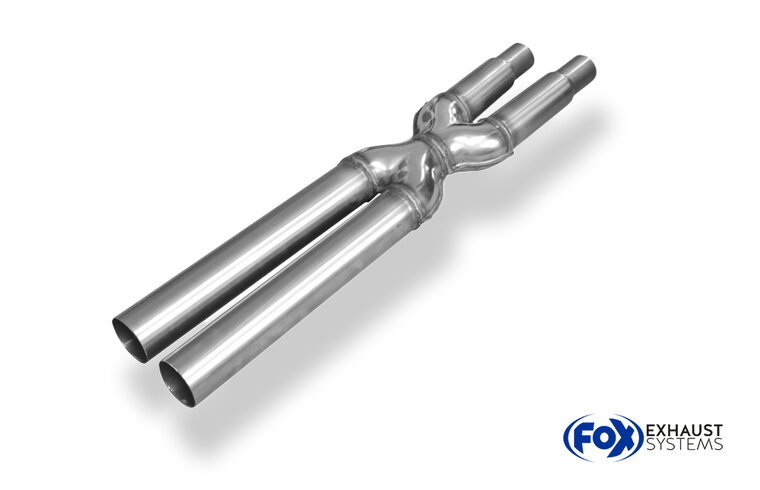 Fox Sportuitlaat Audi A6/S6 Type 4B quattro verbindingspijp voor modellen met katalysator (dubbel)