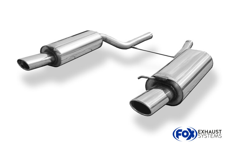 Fox Sportuitlaat Audi A6/S6 Type 4B quattro achterdemper rechts/links - 115x85 Type 32 rechts/links