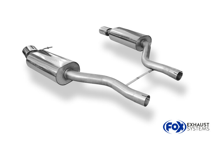 Fox Sportuitlaat Audi RS6 4B achterdemper 70 mm rechts/links - 140x90 type 32 rechts/links