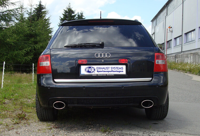 Fox Sportuitlaat Audi RS6 4B achterdemper 70 mm rechts/links - 140x90 type 32 rechts/links