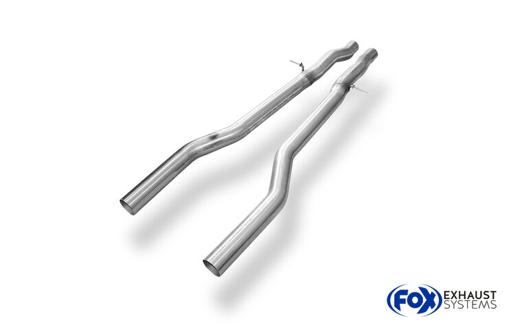 Fox Sportuitlaat Audi RS6 4F voordemper vervangingspijp rechts/links