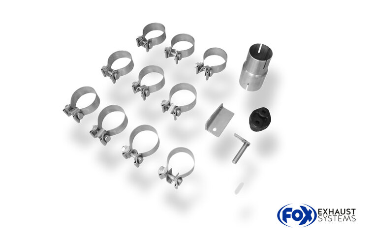 Fox Sportuitlaat Audi A6 4G - 2.0l TDI Achterdemper rechts/links dubbele uitlaat - 2x90 Type 13 rechts/links