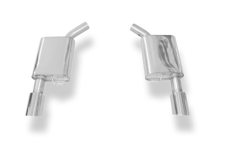 Fox Sportuitlaat Audi A6 4G - 3.0l TFSI Achterdemper rechts/links - 1x100 Type 25 rechts/links