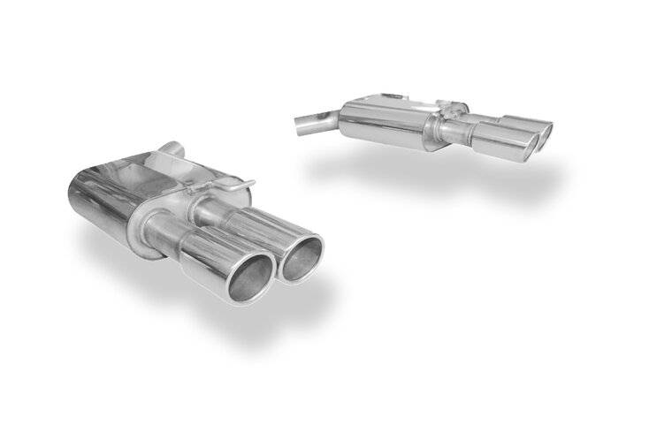 Fox Sportuitlaat Audi A6 4G - 2.0l TFSI + 2.8l FSI Achterdemper rechts/links dubbele uitlaat - 2x90 Type 16 rechts/links