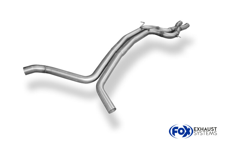 Fox Sportuitlaat Audi A6/A7 4G - 3.0l TFSI - Vervangingspijp voor de voordemper