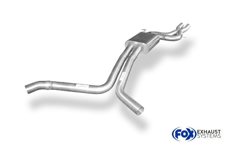 Fox Sportuitlaat Audi A6/A7 4G - 3.0l TFSI-voordemper