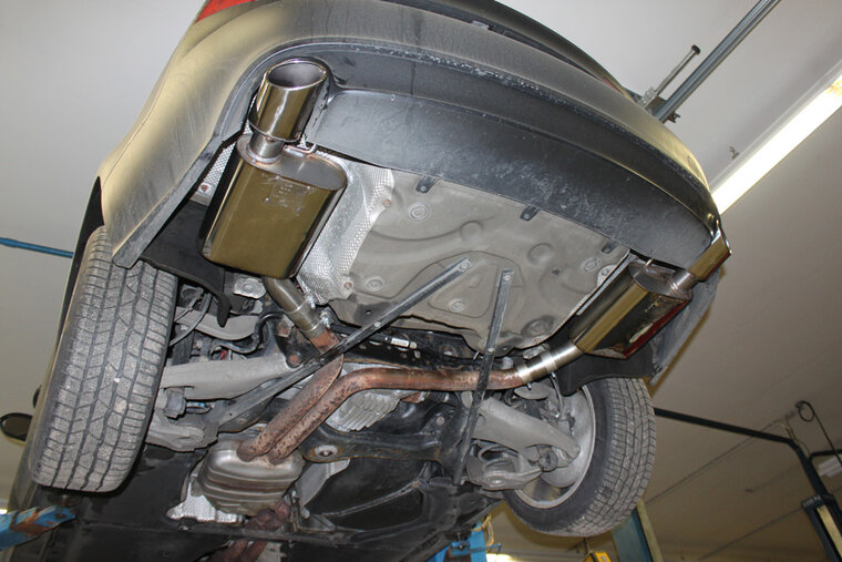 Fox Sportuitlaat Audi A7 4G - 3.0l TFSI Achterdemper rechts/links - 1x100 Type 16 rechts/links