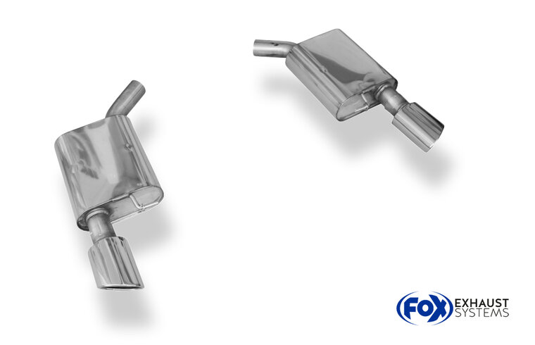 Fox Sportuitlaat Audi A7 4G - 3.0l TFSI Achterdemper rechts/links - 115x85 Type 38 rechts/links