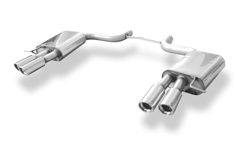 Fox Sportuitlaat Audi A8 Type 4E achterdemper rechts/links &Oslash;70mm - 2x80 Type 17 rechts/links