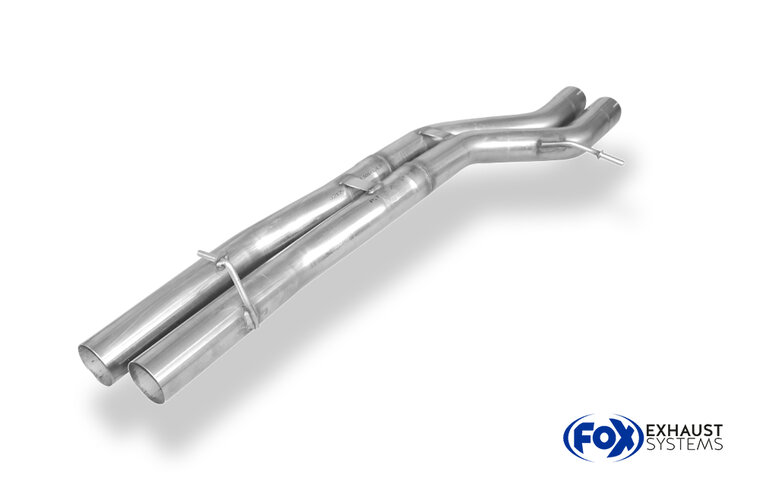 Fox Sportuitlaat Vervangingspijp voor de voordemper van de Audi S8 Type 4H