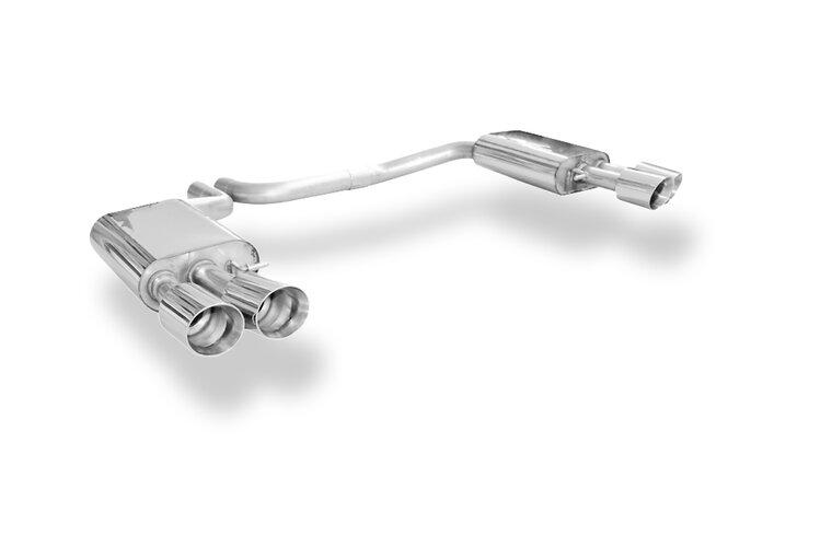 Fox Sportuitlaat Audi S8 Type 4H achterdemper rechts/links dubbele uitlaat - 2x100 Type 25 rechts/links