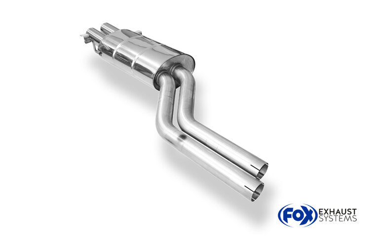 Fox Sportuitlaat Audi A8/S8 Type D2 Achterdemper - 2x76 Type 17
