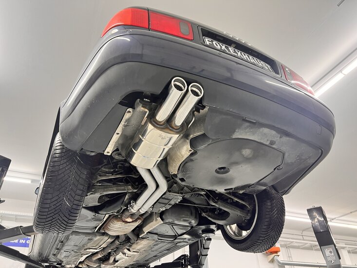 Fox Sportuitlaat Audi A8/S8 Type D2 Achterdemper - 2x76 Type 17