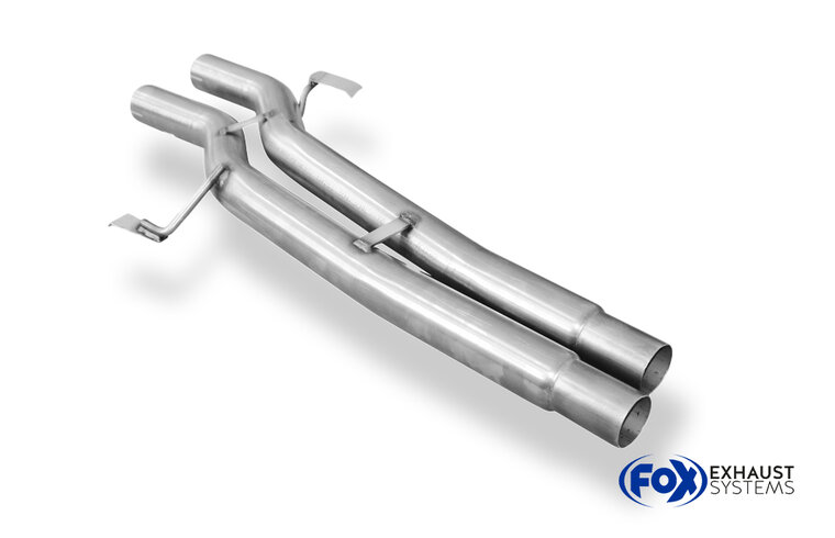 Fox Sportuitlaat Vervangingspijp voor de middendemper van een Audi A8 Type D2