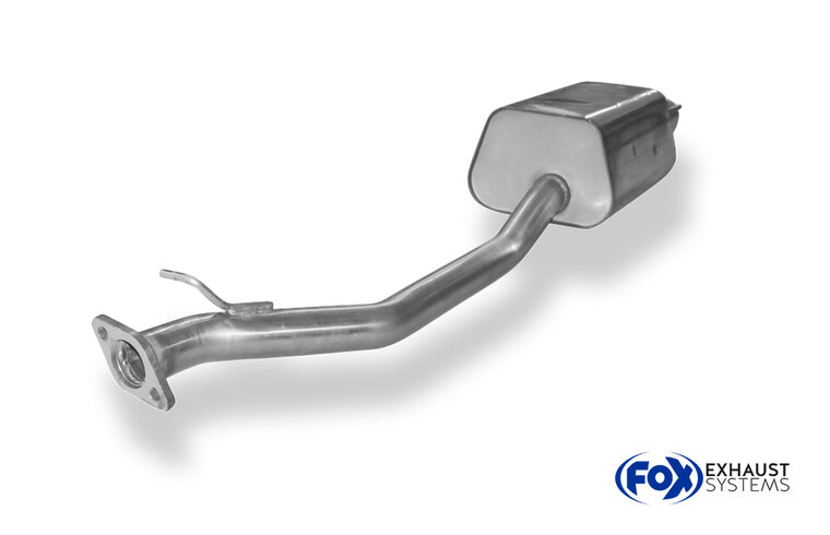 Fox Sportuitlaat Achterdemper Honda Accord V - 160x80 type 53