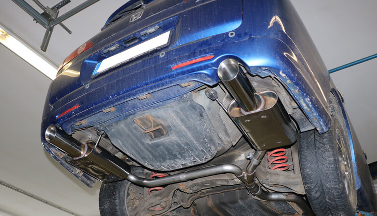 Fox Sportuitlaat Honda Accord VII Type CM2 Tourer Achterdemper Rechts/Links Uitlaat - 1x100 Type 25 Rechts/Links