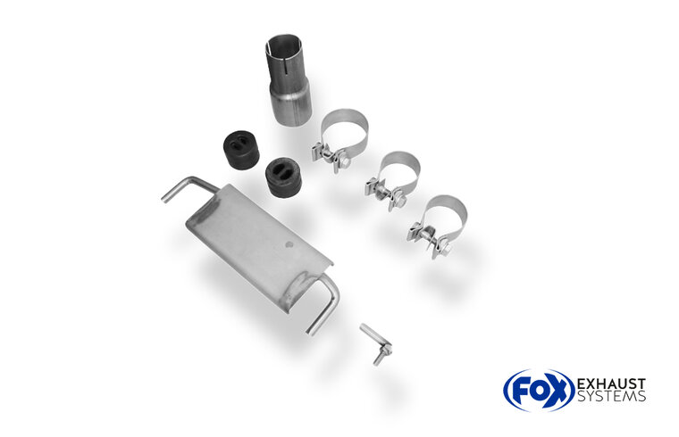Fox Sportuitlaat Honda Accord VII Type CL9 Achterdemper Rechts/Links Uitgang - 1x100 Type 17 Rechts/Links