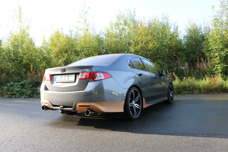 Fox Sportuitlaat Achterdemper rechts/links voor Honda Accord VIII CU2/CW2 Sedan &amp; Tourer - 1x100 Type 12 rechts/links