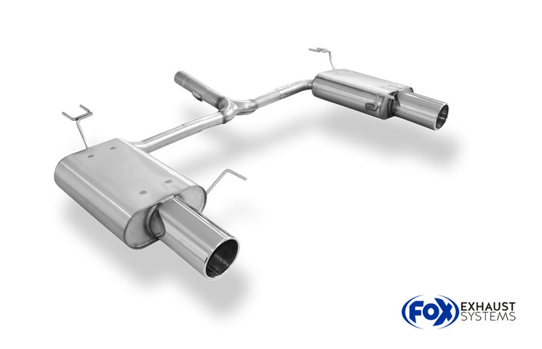 Fox Sportuitlaat Achterdemper Honda Accord VIII CU1/CW1 Sedan &amp; Tourer Rechts/Links - 1x114 Type 12 Rechts/Links