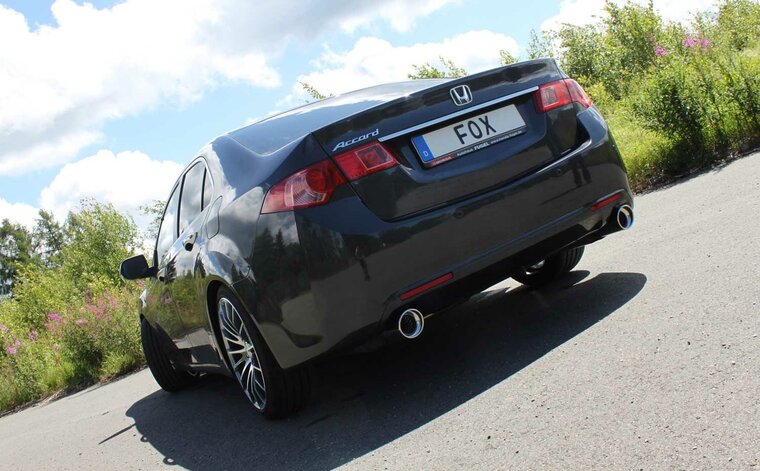 Fox Sportuitlaat Achterdemper rechts/links voor Honda Accord VIII CU1/CW1 Sedan &amp; Tourer - 1x100 Type 17 Rechts/Links