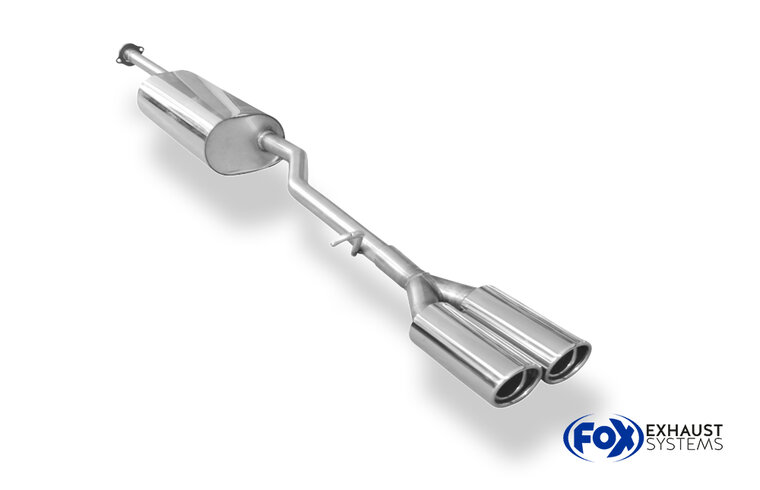 Fox Sportuitlaat Mercedes A-Klasse W168 achterdemper - 2x88x74 Type 33