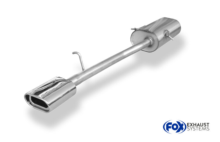 Fox Sportuitlaat Mercedes A-Klasse W168 Diesel Achterdemper - 135x80 Type 53