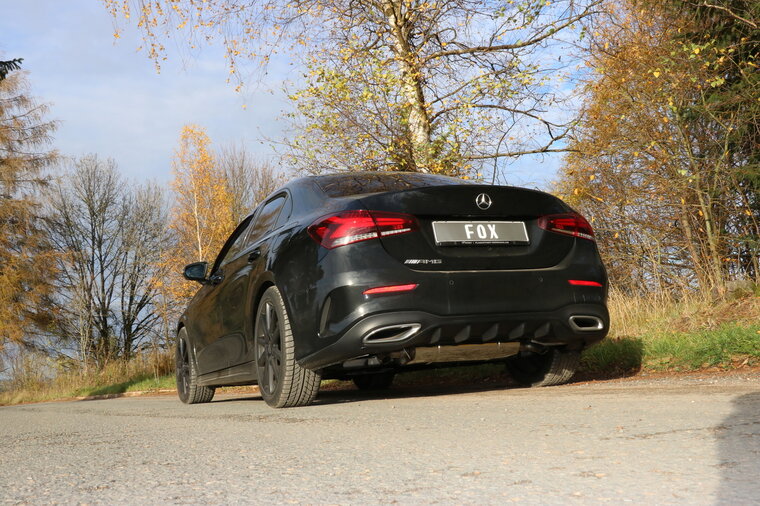 Fox Sportuitlaat Mercedes A-Klasse - 177 - Multilink-as, dwarsgeplaatste achterdemper, uitlaat rechts/links