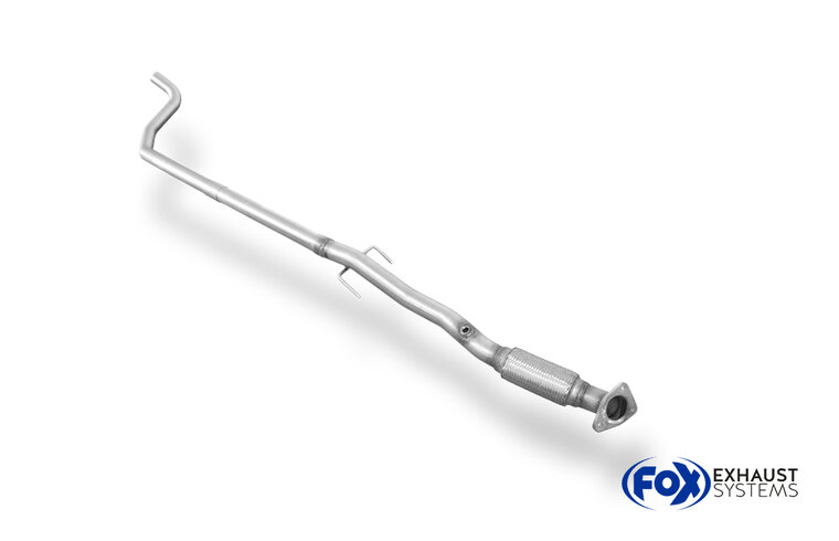Fox Sportuitlaat Vervangingspijp voor de voordemper van de Opel Adam S
