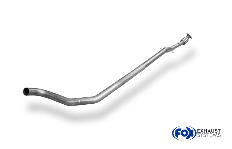 Fox Sportuitlaat Vervangingspijp voor de voordemper van de Opel Adam S