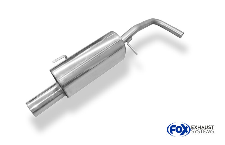 Fox Sportuitlaat Achterdemper Seat Arosa 6H/ VW Lupo 6X - 1x90 Type 13